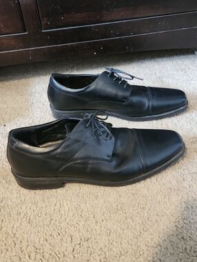 Apt. 9 Men's Black Cap Toe Oxford Dress Shoes Sz. 13 - NWOB